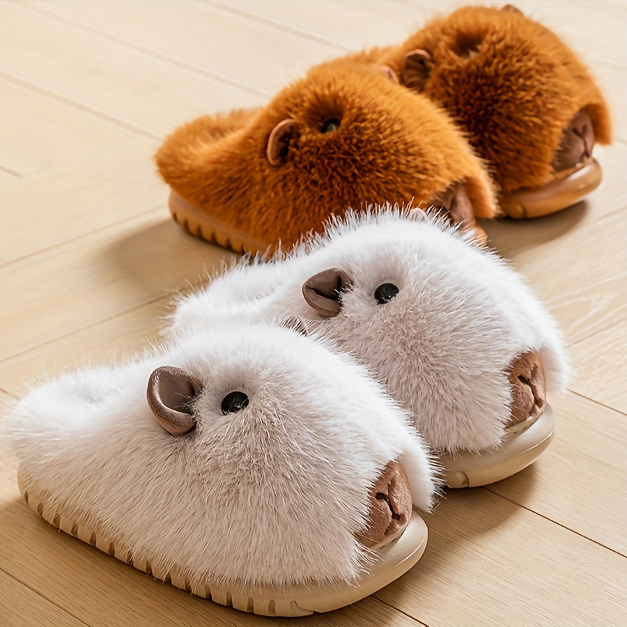 Soft Non-Slip Cute Plush Slippers