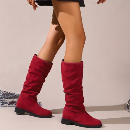 Women's Slouchy Mid Calf Boots