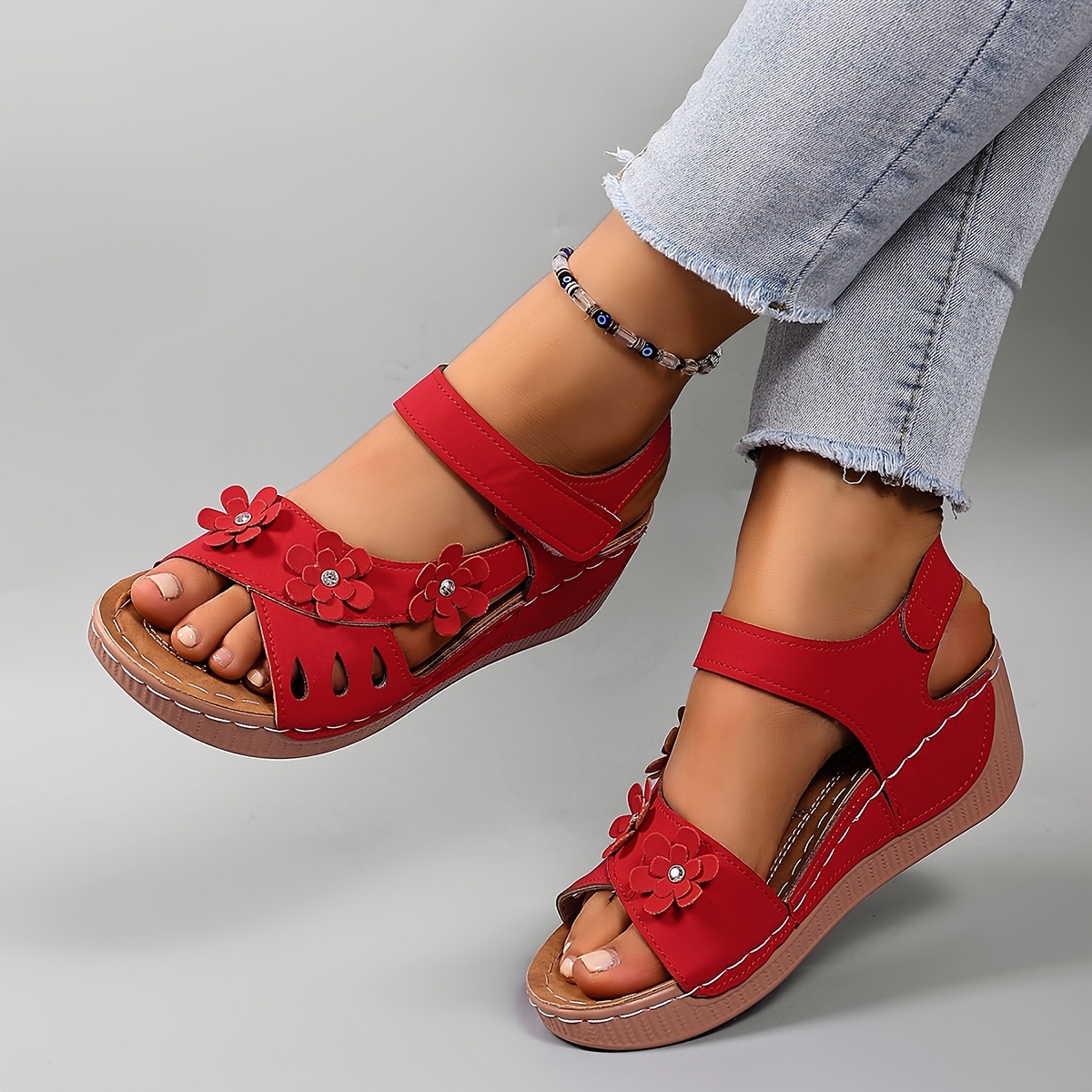 Thick-soled Wedge Beach Sandals