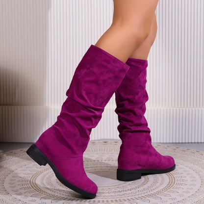 Women's Slouchy Mid Calf Boots