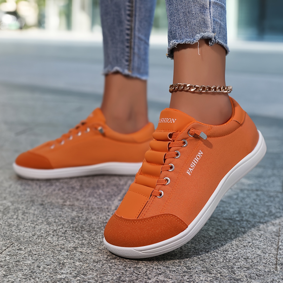 Women Wide Fit Slip-On Athletic Shoes