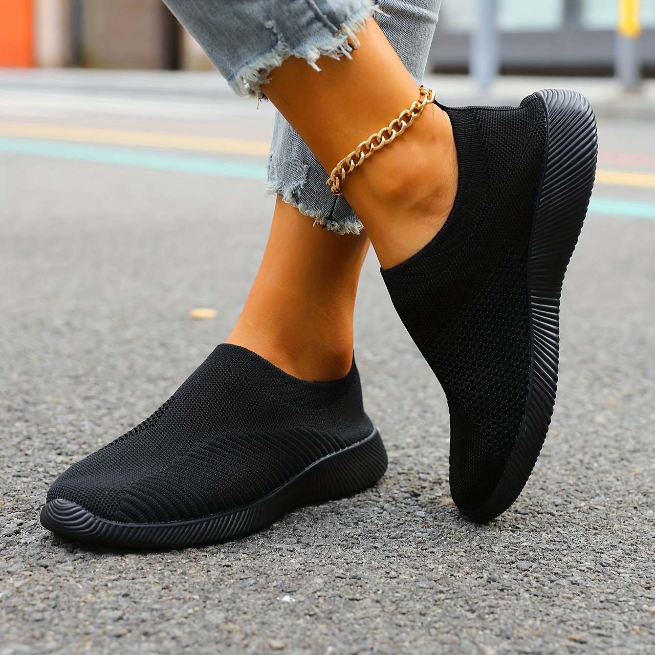 Women's Breathable Lightweight Woven Sneakers