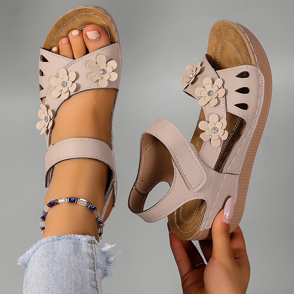 Thick-soled Wedge Beach Sandals