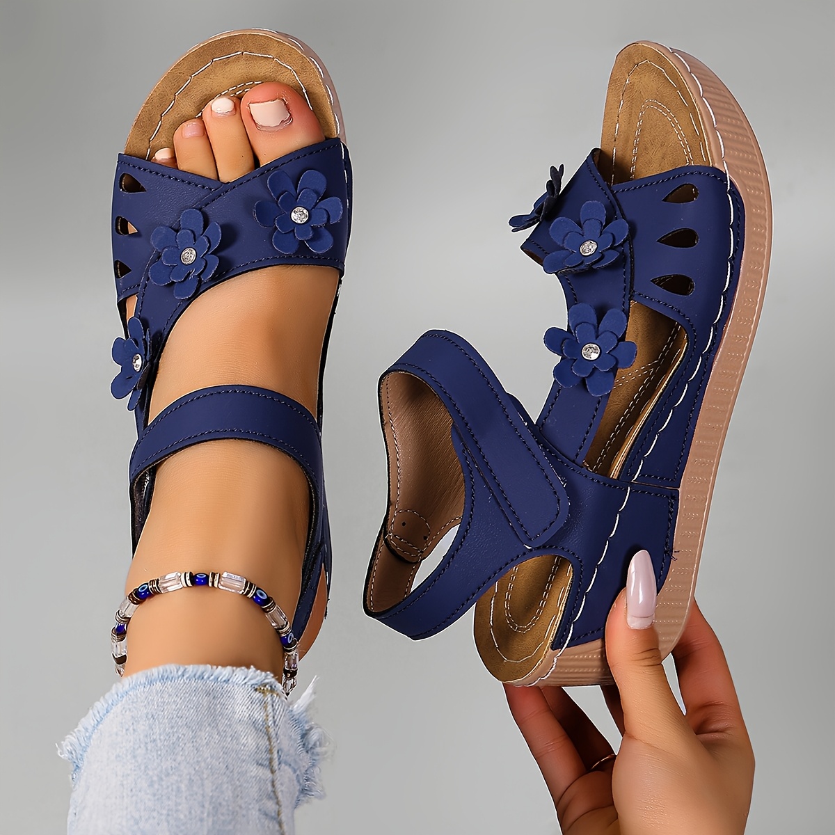 Thick-soled Wedge Beach Sandals
