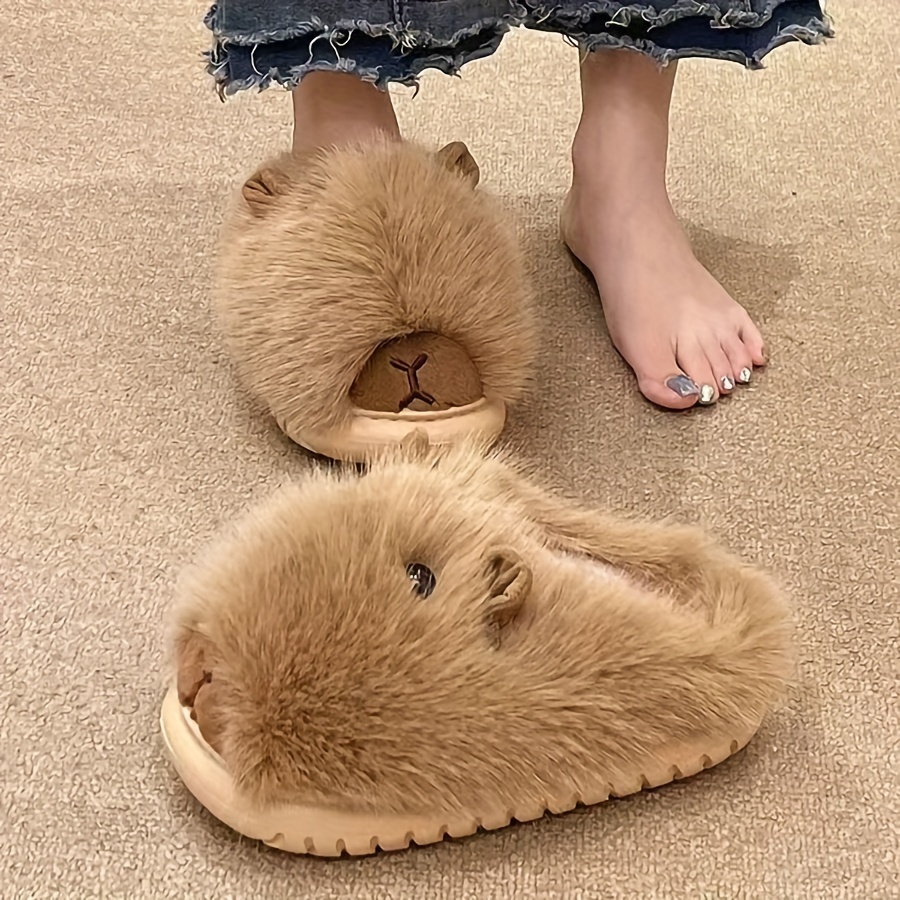Soft Non-Slip Cute Plush Slippers