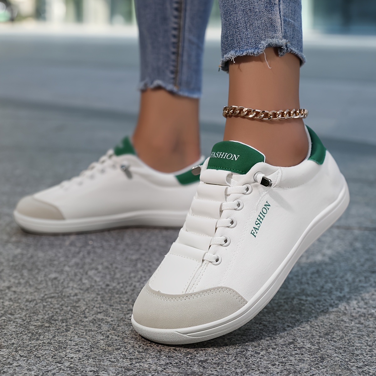 Women Wide Fit Slip-On Athletic Shoes