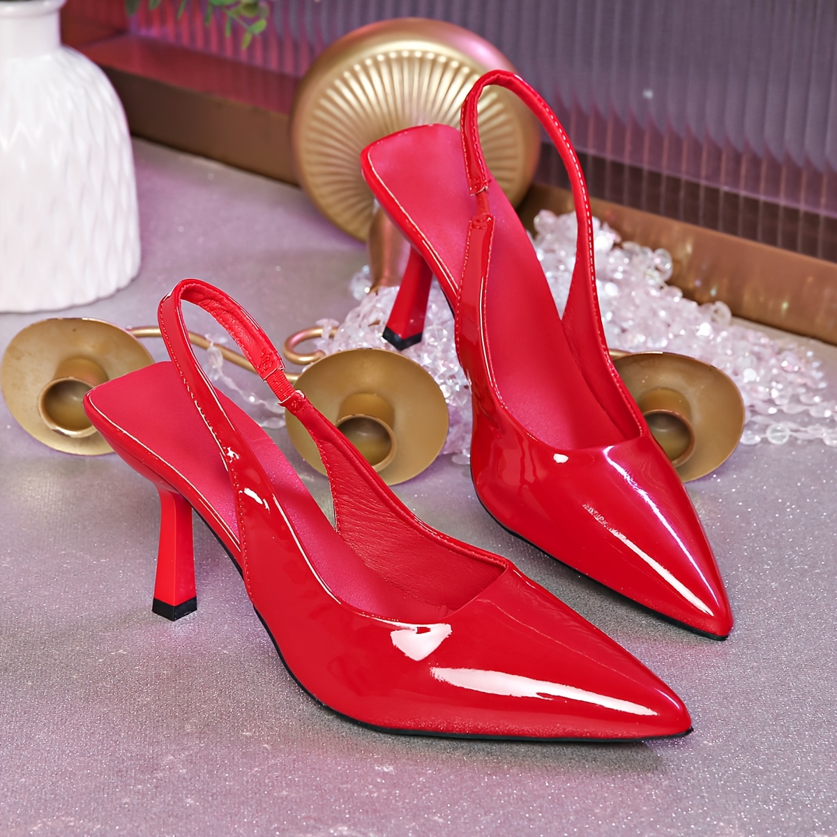 Elegant Pointed-Toe High Heel Shoes