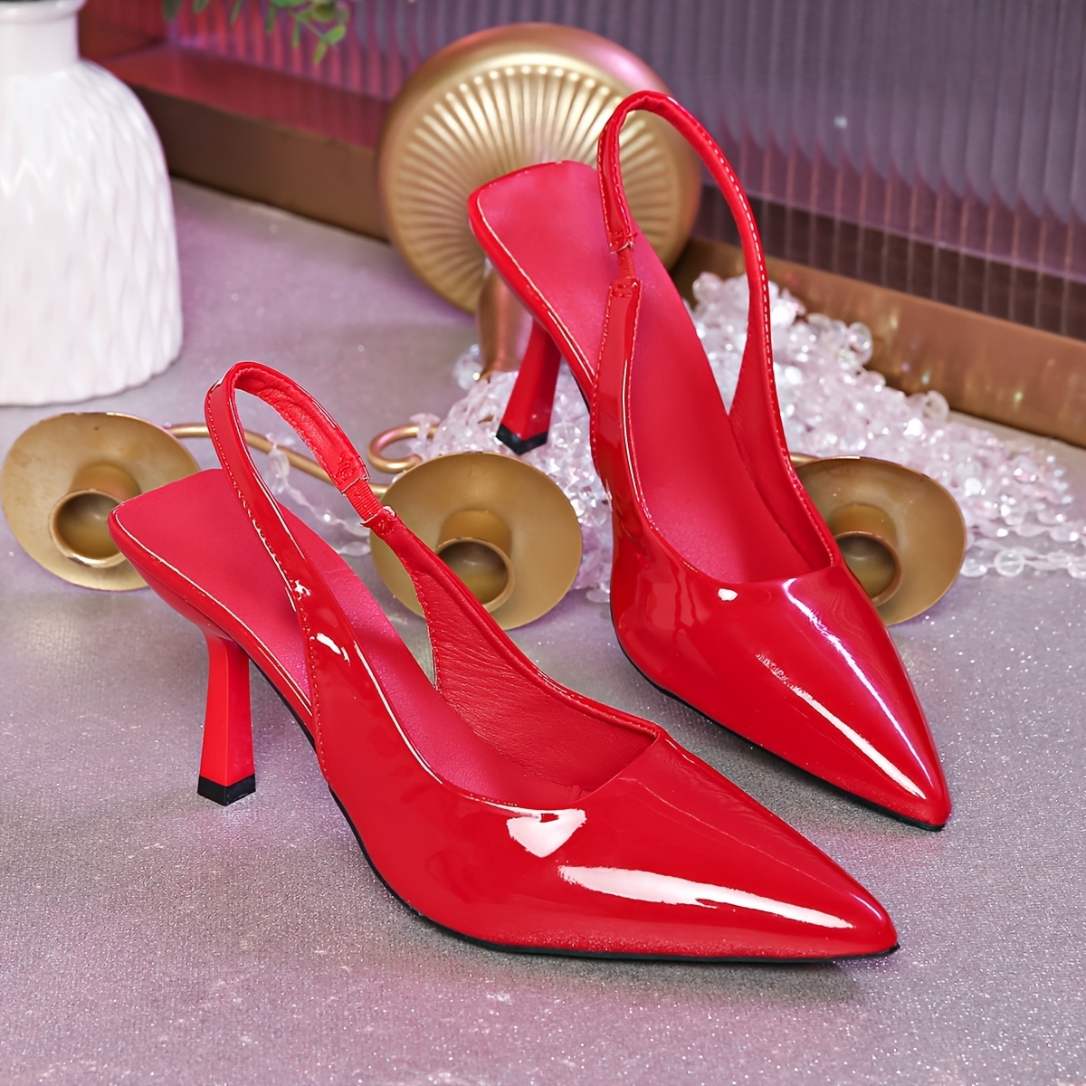 Elegant Pointed-Toe High Heel Shoes