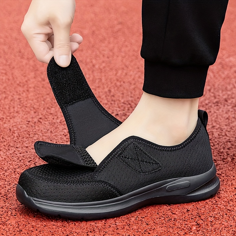 Orthopedic Wide Feet Swollen Walking Shoes - Adjustable Hook-and-Loop Fastener Closure