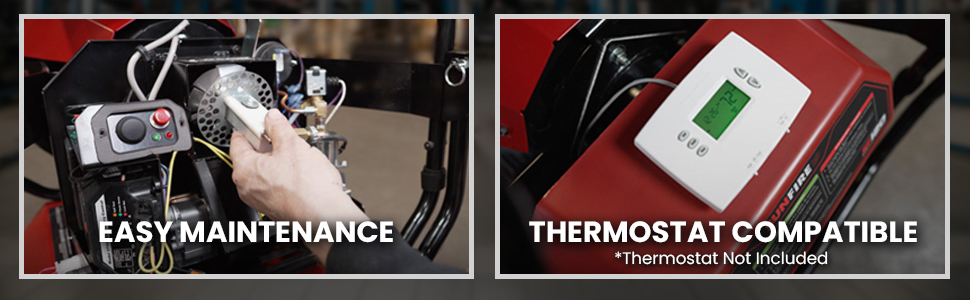 SF 80 Easy Maintenance and Thermostat