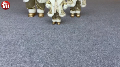 Xmas 20Inch +24Inch +36Inch Luxury Animal Santa Bear Doll Decoration Christmas Ornaments Handmade Eco Friendly Santa Claus Doll