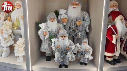 Luxury Xmas Navidad Artificial Santa Claus Christmas Ornament Decoration 30-800cm