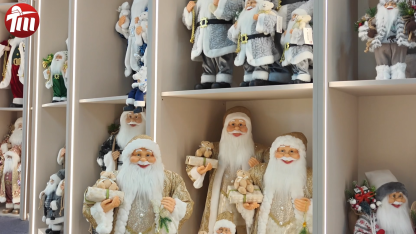 30~80cm Christmas Santa Claus Ornaments Decorations Xmas Home Decoration Christmas Handicraft Santa Claus Plush Santa Claus Doll