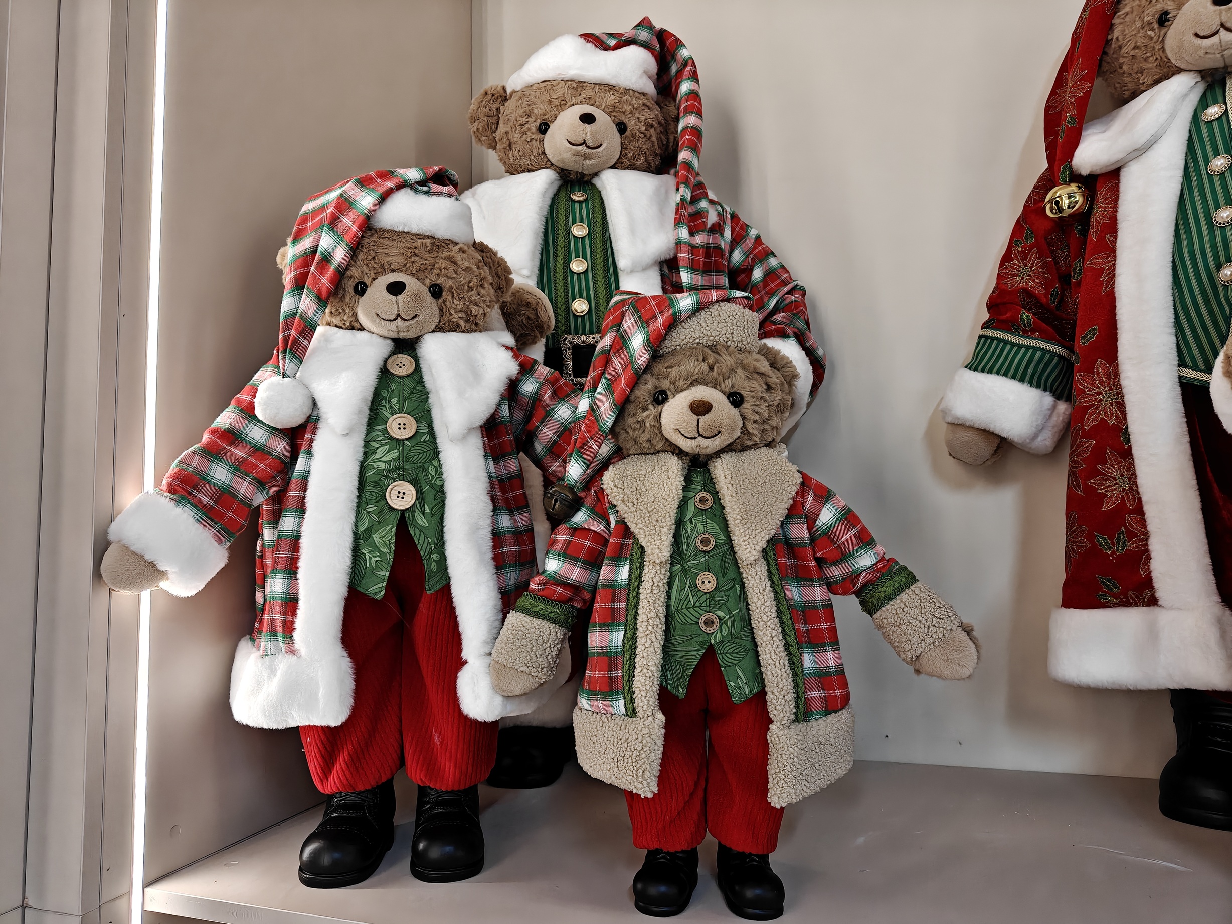 Popular Handmade Santa Claus Doll 50/60/90cm Christmas Bear Toy Gifts Navidad Decor Ornament Xmas Decorations Crafts Santa Claus