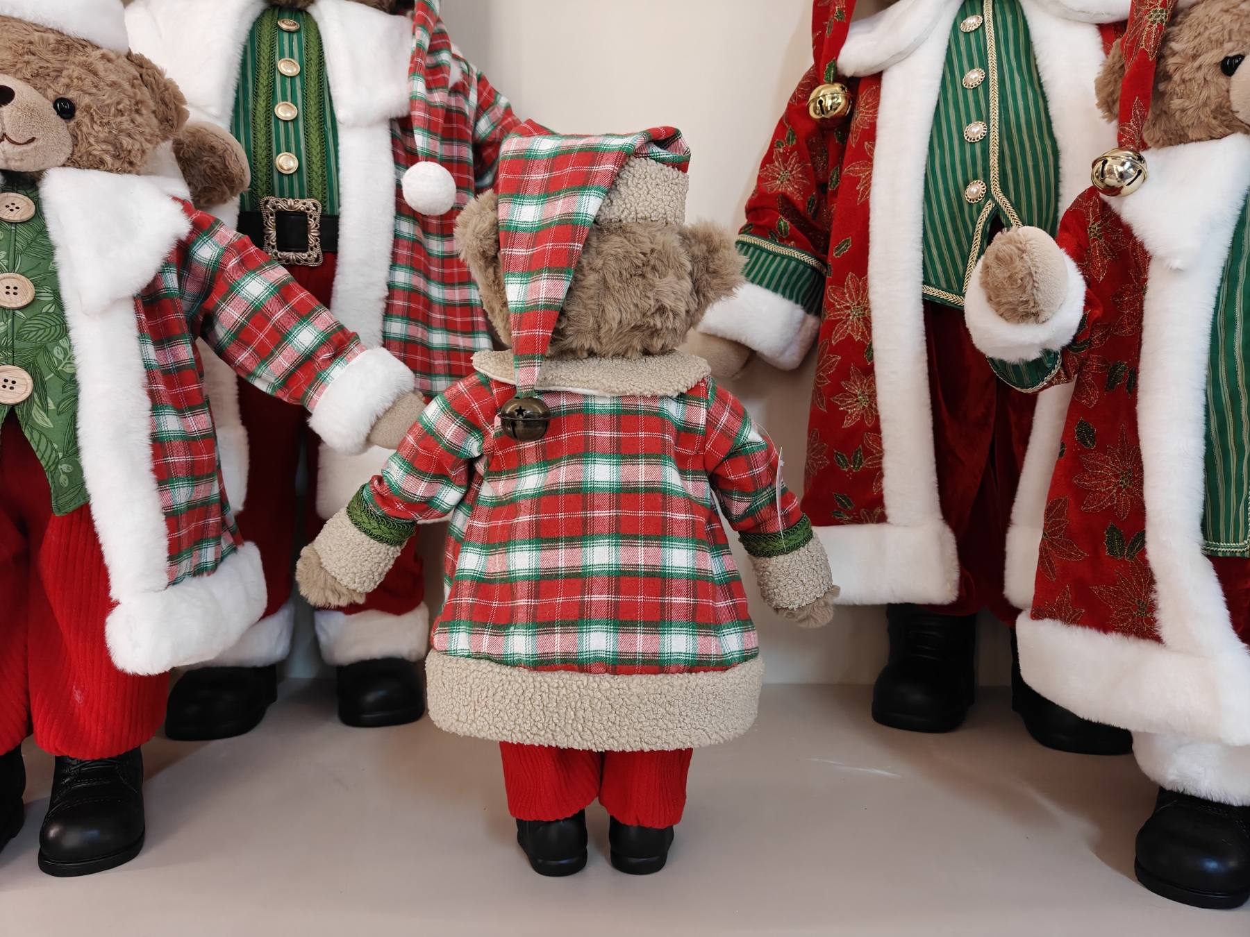 Popular Handmade Santa Claus Doll 50/60/90cm Christmas Bear Toy Gifts Navidad Decor Ornament Xmas Decorations Crafts Santa Claus