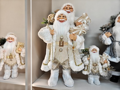 Hot Sale Christmas Santa Claus Doll Different Size Christmas Decoration Luxury Santa Doll Xmas Large Santa Claus