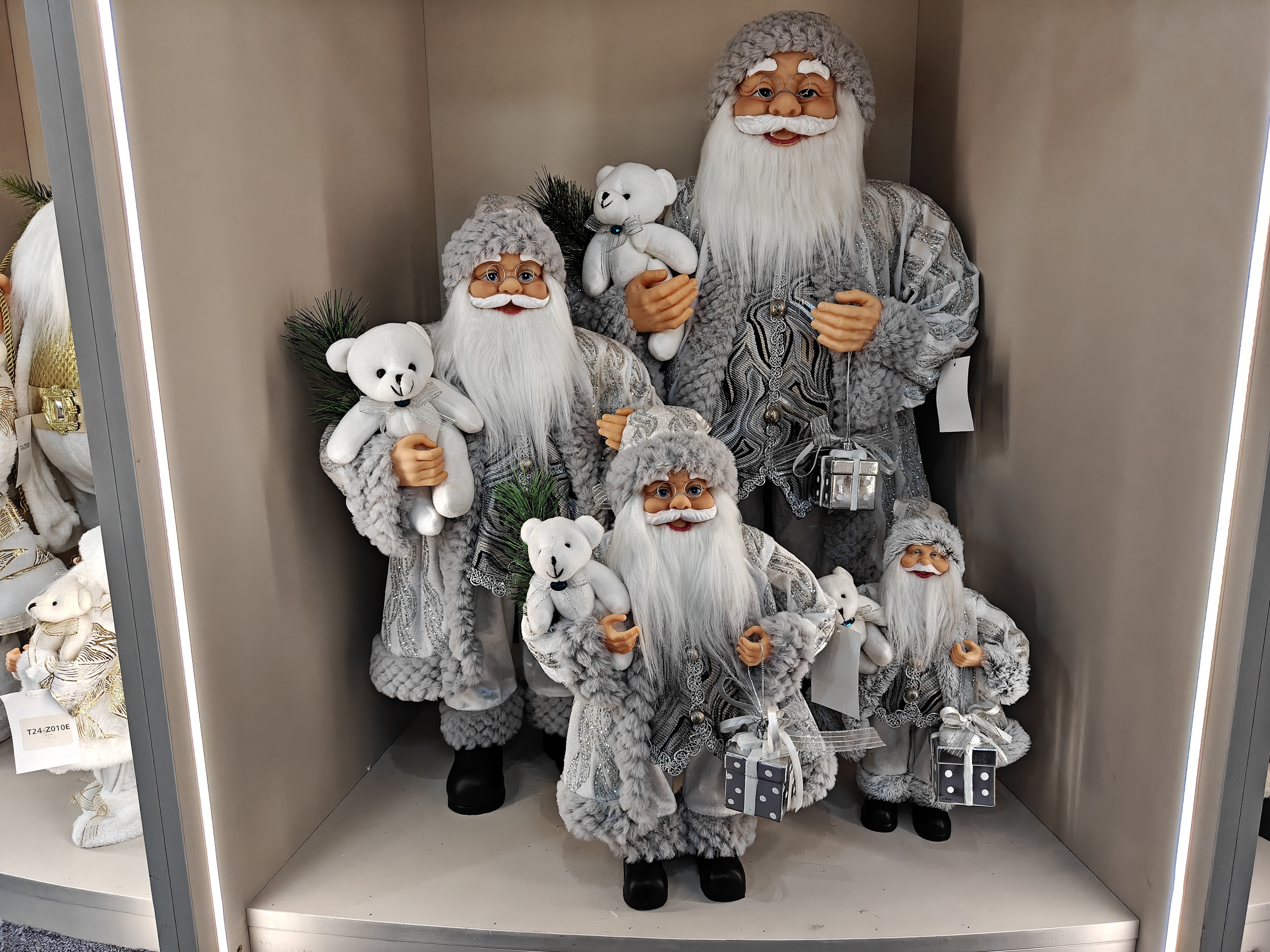Luxury Xmas Navidad Artificial Santa Claus Christmas Ornament Decoration 30-800cm