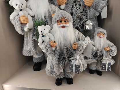 Luxury Xmas Navidad Artificial Santa Claus Christmas Ornament Decoration 30-800cm