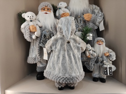 Luxury Xmas Navidad Artificial Santa Claus Christmas Ornament Decoration 30-800cm