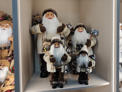 30~80cm Christmas Plush Santa Claus Navidad Ornaments Doll Holiday Ornamental Decor Party Supplier Gifts Festival Xmas