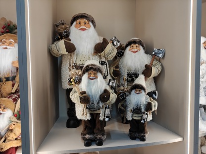 30~80cm Christmas Plush Santa Claus Navidad Ornaments Doll Holiday Ornamental Decor Party Supplier Gifts Festival Xmas