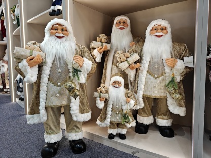 30~80cm Christmas Santa Claus Ornaments Decorations Xmas Home Decoration Christmas Handicraft Santa Claus Plush Santa Claus Doll