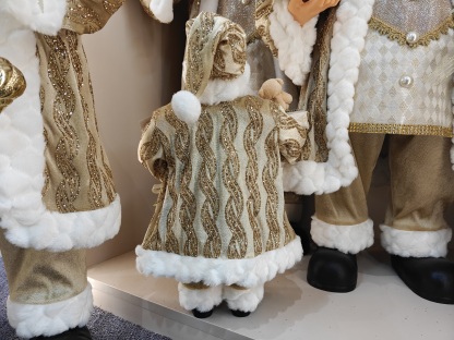 30~80cm Christmas Santa Claus Ornaments Decorations Xmas Home Decoration Christmas Handicraft Santa Claus Plush Santa Claus Doll