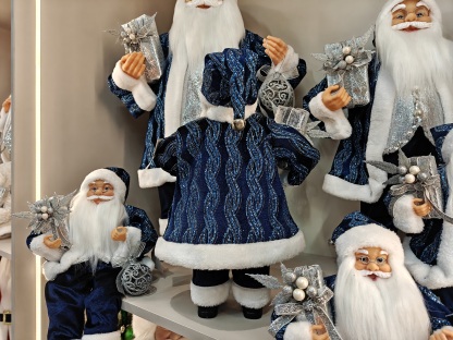 Santa Claus Navidad Natal Noel Gift New Year Home Decoration 30~90cm Standing&Sitting Christmas Large Santa Claus Doll