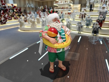 11inch Polyester&Fabric Christmas Santa Claus Ornaments Eco Friendly Durable Factory Xmas Decor Figurine Toys Doll