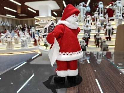 11" STANDING SANTA CLAUS Classic Doll Christmas Stocking Figurine Xmas Gifts