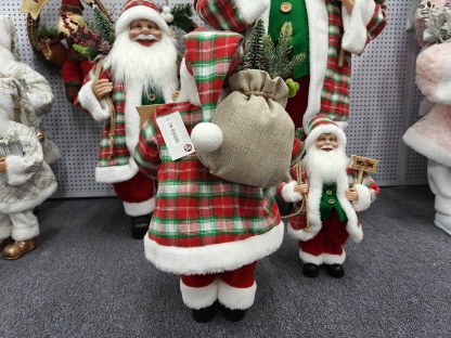 Luxury Xmas Navidad Santa Claus Christmas Ornament Decoration Figurines Doll 30-80cm