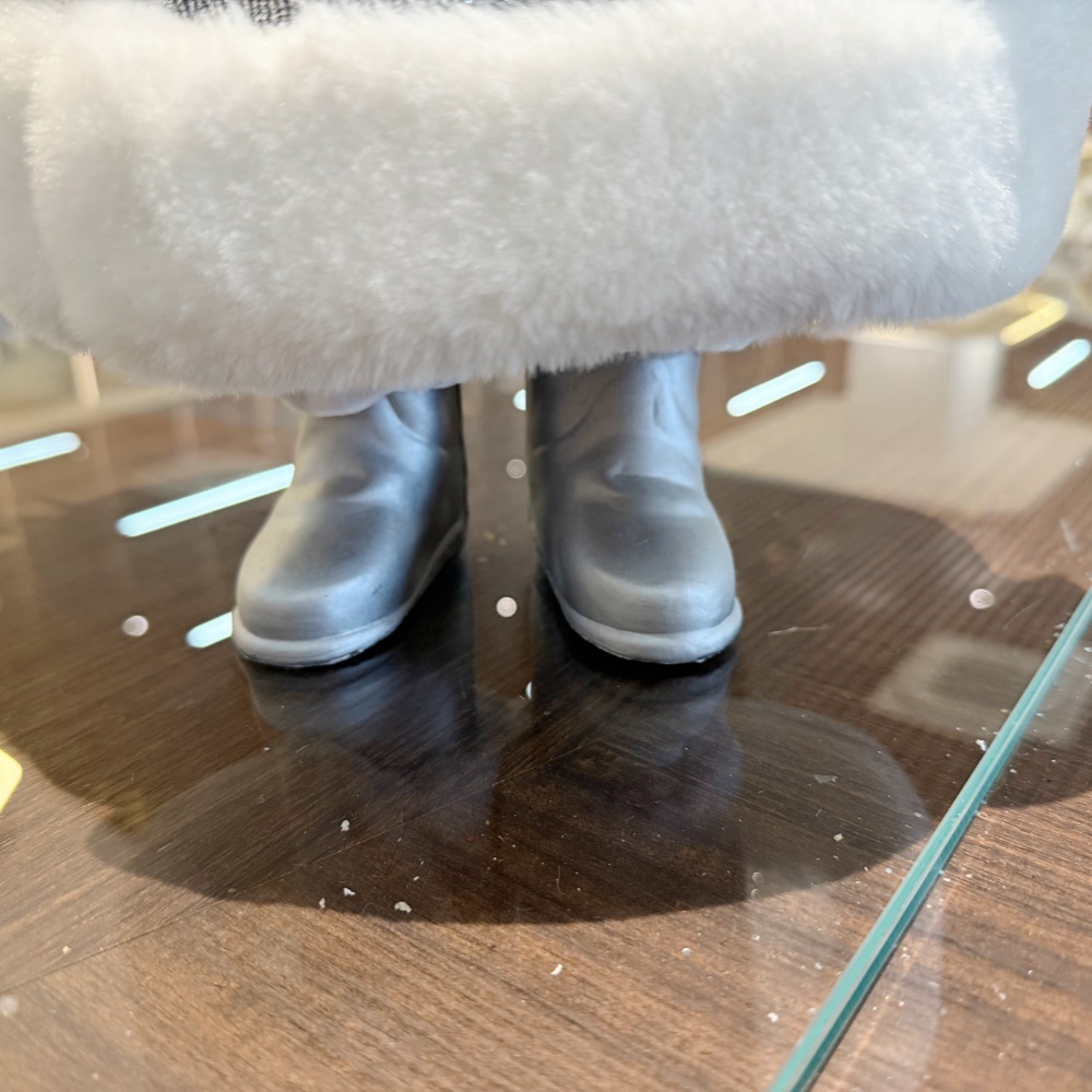 45cm Xmas Handmade Luxury Santa Claus Doll with Christmas Ball And Gift Bag Handicraft Santa Claus Indoor Decoration