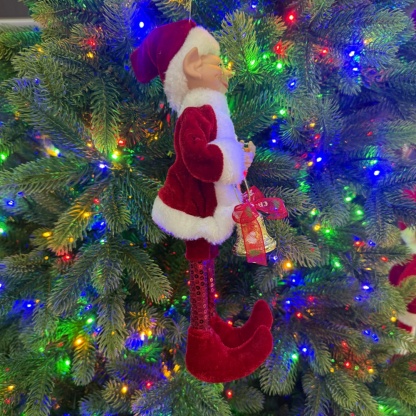 2027 New Style Christmas 30CM Elf Gnome Fabric Pendant Eco Friendly Durable Reusable Indoor Hanging Decor Factory Wholesale