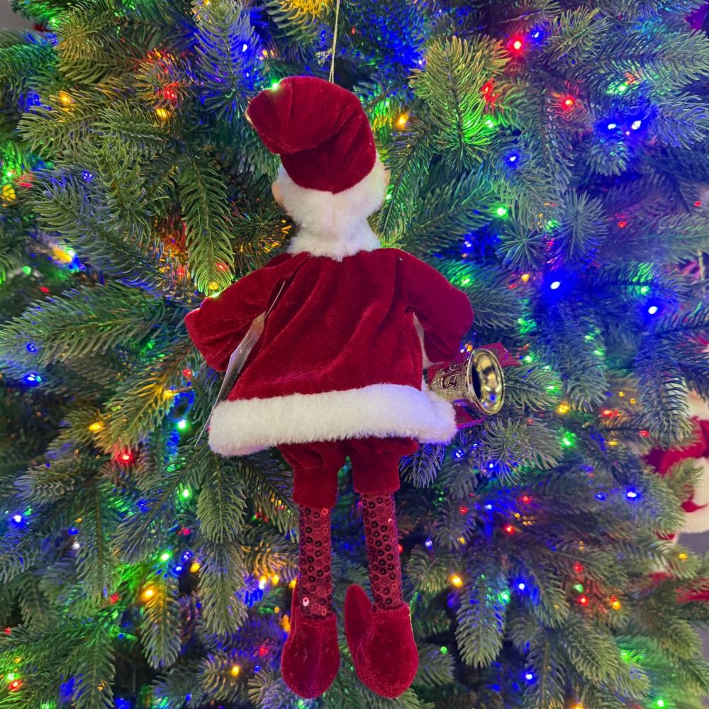 2027 New Style Christmas 30CM Elf Gnome Fabric Pendant Eco Friendly Durable Reusable Indoor Hanging Decor Factory Wholesale