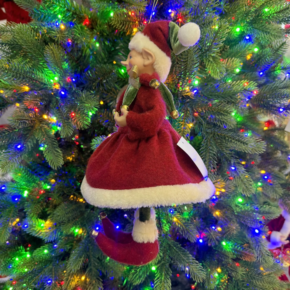 2027 New Style Christmas 30CM Elf Gnome Fabric Pendant Eco Friendly Durable Reusable Indoor Hanging Decor Factory Wholesale