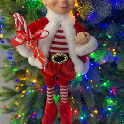 2027 New Style Christmas 30CM Elf Gnome Fabric Pendant Eco Friendly Durable Reusable Indoor Hanging Decor Factory Wholesale
