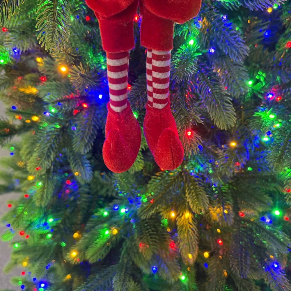 2027 New Style Christmas 30CM Elf Gnome Fabric Pendant Eco Friendly Durable Reusable Indoor Hanging Decor Factory Wholesale