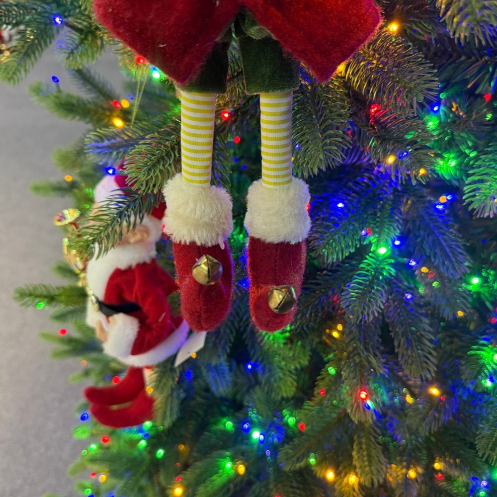 2027 New Style Christmas 30CM Elf Gnome Fabric Pendant Eco Friendly Durable Reusable Indoor Hanging Decor Factory Wholesale