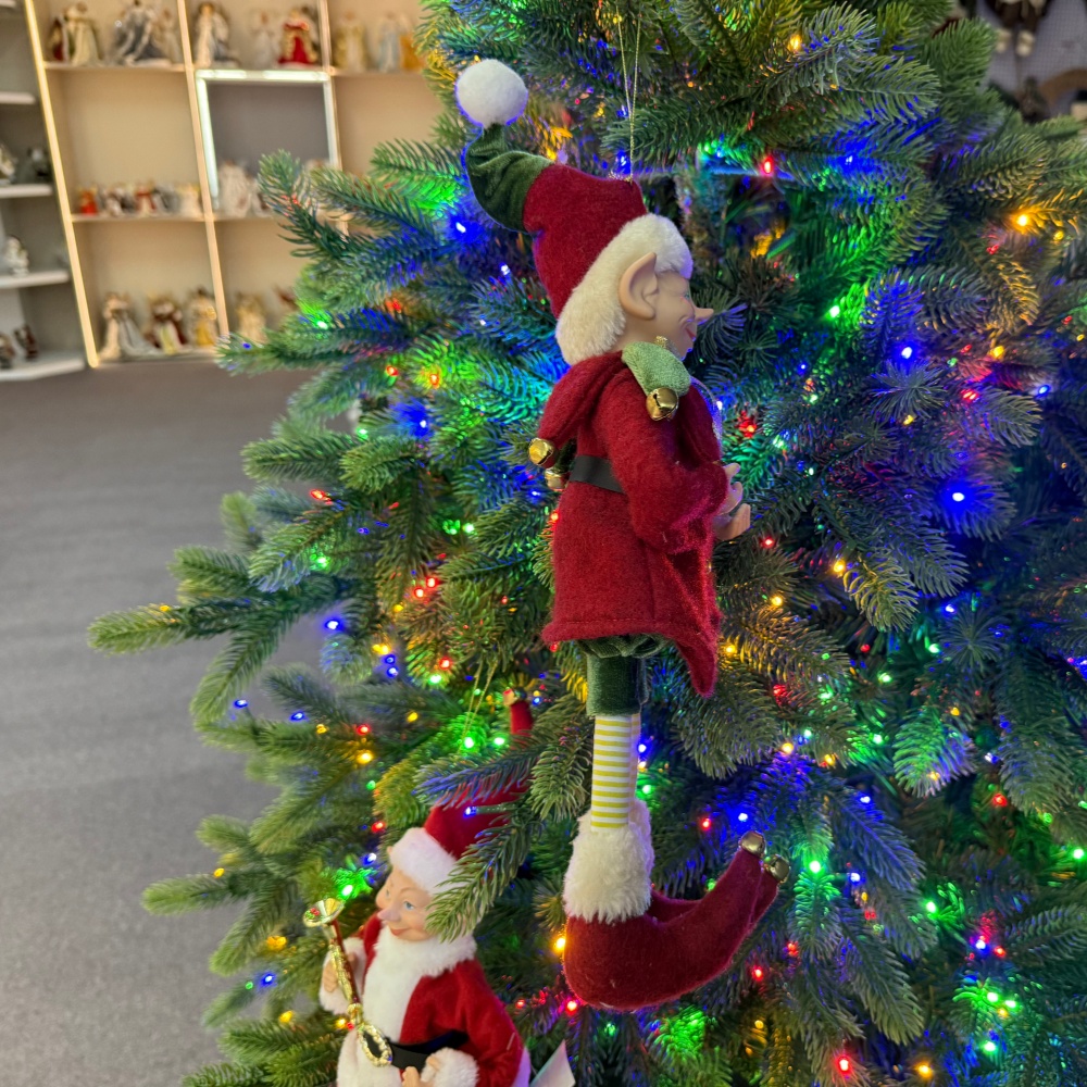 2027 New Style Christmas 30CM Elf Gnome Fabric Pendant Eco Friendly Durable Reusable Indoor Hanging Decor Factory Wholesale