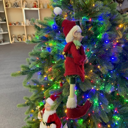 2027 New Style Christmas 30CM Elf Gnome Fabric Pendant Eco Friendly Durable Reusable Indoor Hanging Decor Factory Wholesale