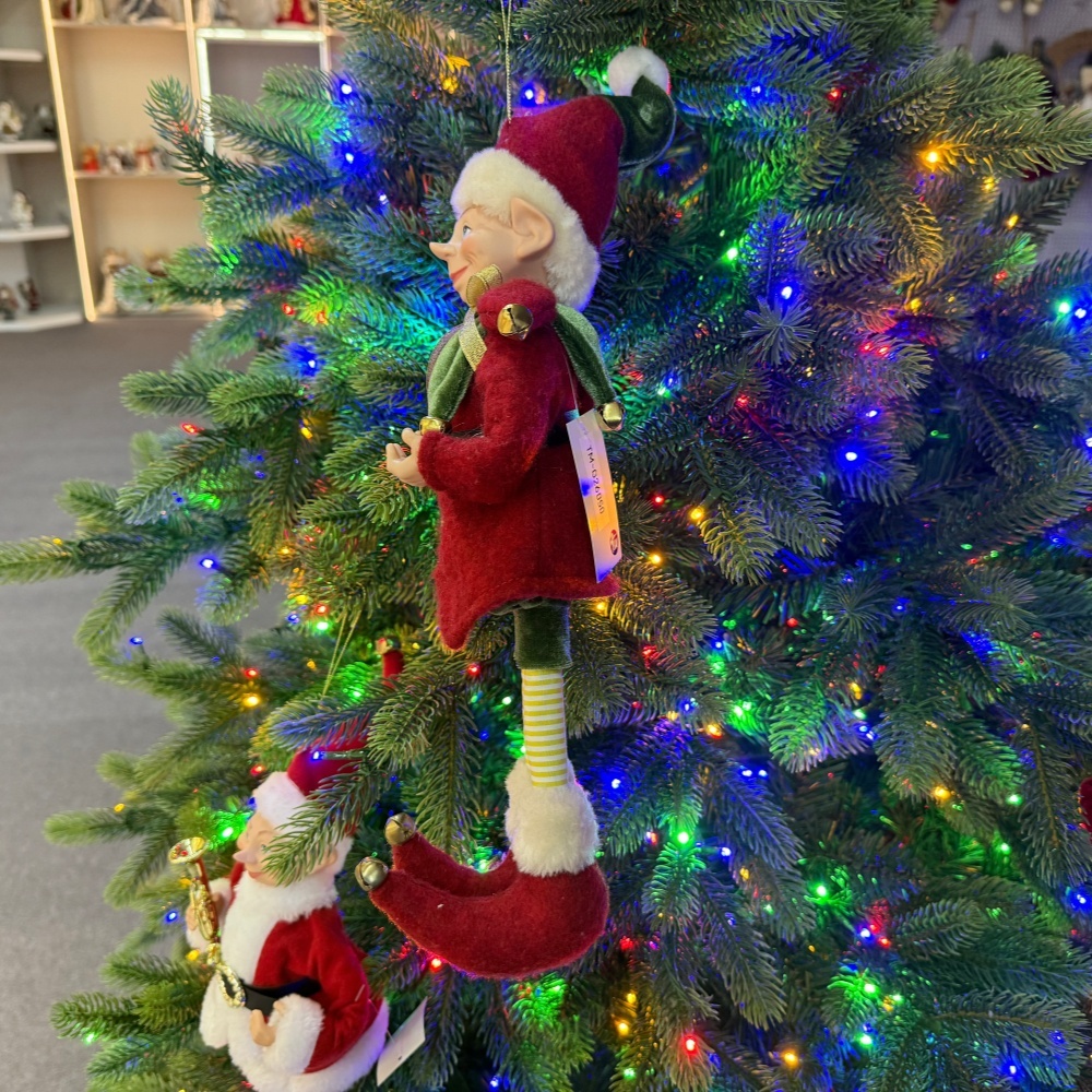 2027 New Style Christmas 30CM Elf Gnome Fabric Pendant Eco Friendly Durable Reusable Indoor Hanging Decor Factory Wholesale