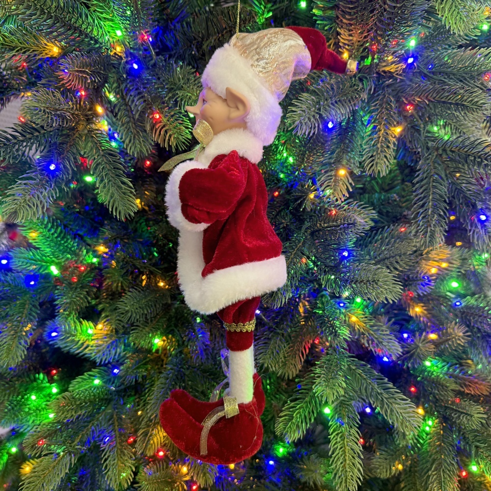 2027 New Style Christmas 30CM Elf Gnome Fabric Pendant Eco Friendly Durable Reusable Indoor Hanging Decor Factory Wholesale