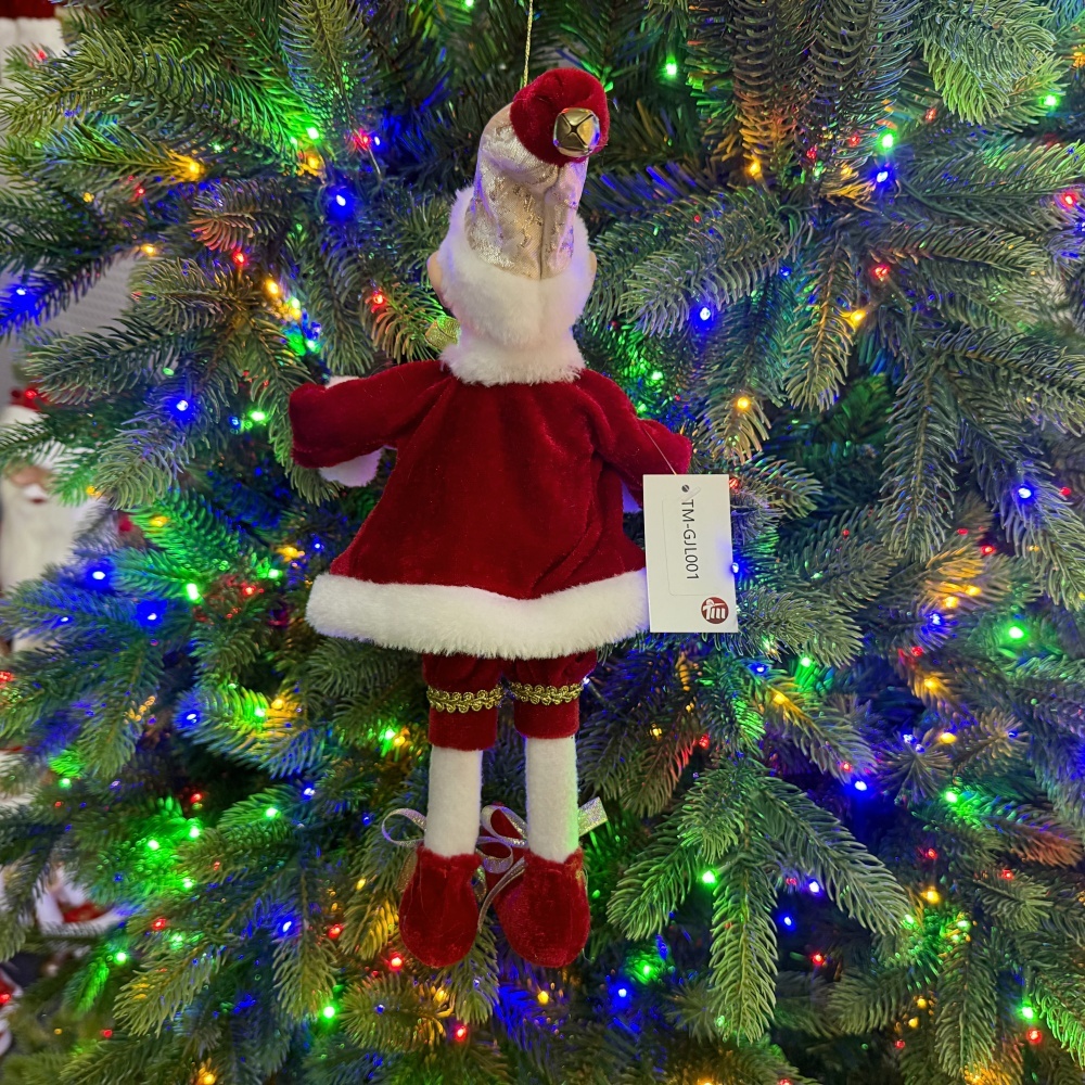 2027 New Style Christmas 30CM Elf Gnome Fabric Pendant Eco Friendly Durable Reusable Indoor Hanging Decor Factory Wholesale