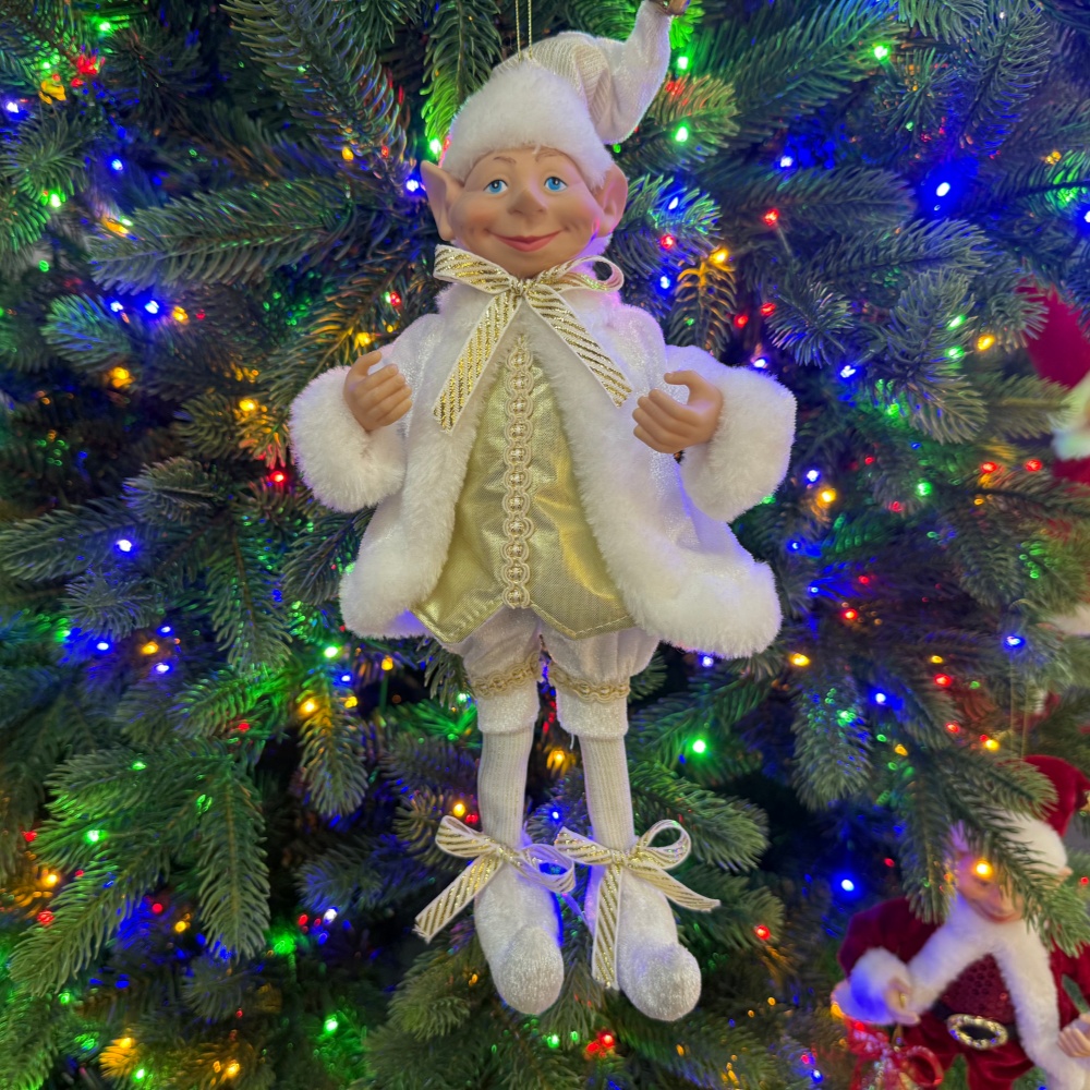 2027 New Style Christmas 30CM Elf Gnome Fabric Pendant Eco Friendly Durable Reusable Indoor Hanging Decor Factory Wholesale