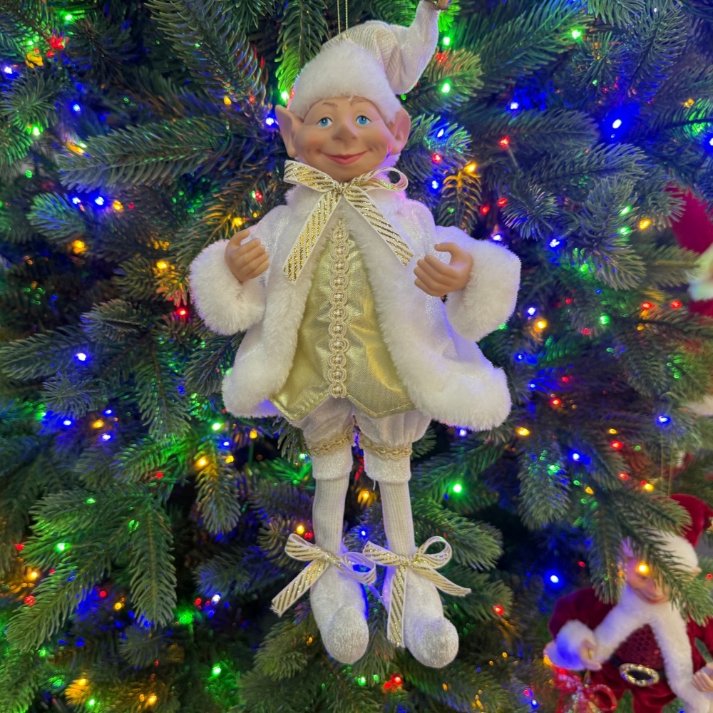 2027 New Style Christmas 30CM Elf Gnome Fabric Pendant Eco Friendly Durable Reusable Indoor Hanging Decor Factory Wholesale