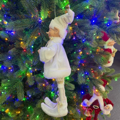 2027 New Style Christmas 30CM Elf Gnome Fabric Pendant Eco Friendly Durable Reusable Indoor Hanging Decor Factory Wholesale