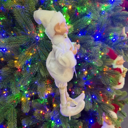 2027 New Style Christmas 30CM Elf Gnome Fabric Pendant Eco Friendly Durable Reusable Indoor Hanging Decor Factory Wholesale