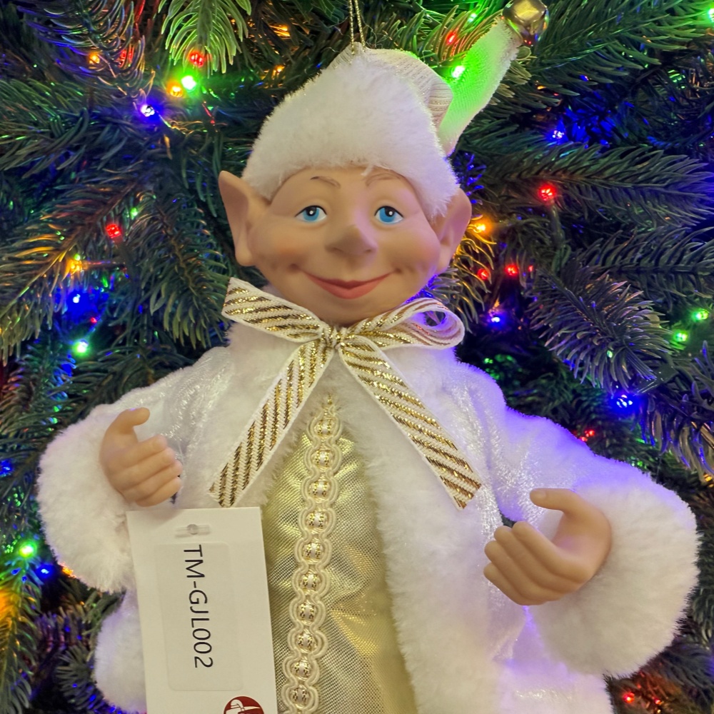 2027 New Style Christmas 30CM Elf Gnome Fabric Pendant Eco Friendly Durable Reusable Indoor Hanging Decor Factory Wholesale