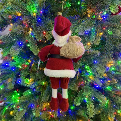 2027 New Style Christmas 30CM Elf Gnome Fabric Pendant Eco Friendly Durable Reusable Indoor Hanging Decor Factory Wholesale