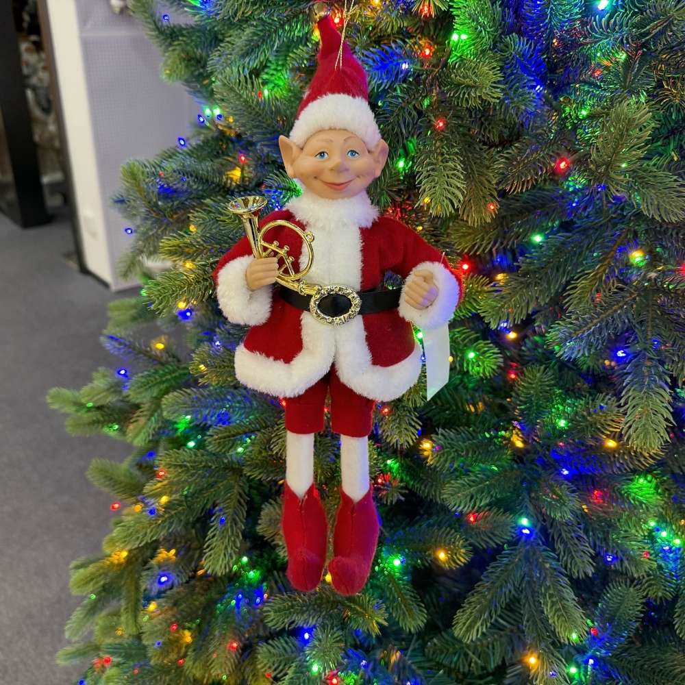 2027 New Style Christmas 30CM Elf Gnome Fabric Pendant Eco Friendly Durable Reusable Indoor Hanging Decor Factory Wholesale